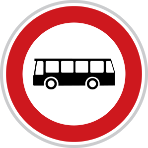 Zákaz vjezdu autobusů