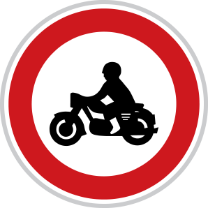 Zákaz vjezdu motocyklů