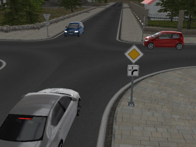 Křižovatka s Hlavní silnicí