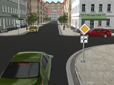 Křižovatka s Hlavní silnicí