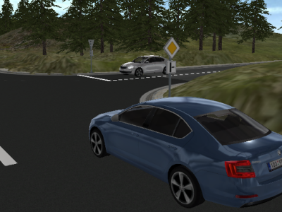 Křižovatka s Hlavní silnicí