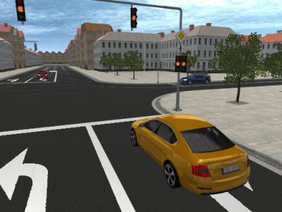 Blikající oranžové světlo