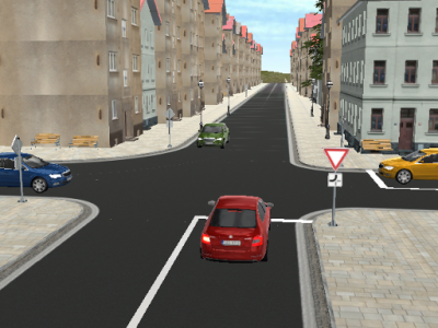 Křižovatka s Dej přednost v jízdě