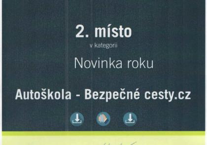 Autoškola je 2. nejlepší novinkou v mobilních aplikací roku 2017 Autoškola je 2. nejlepší novinkou v mobilních aplikací roku 2017