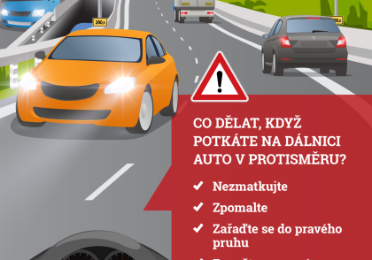 Jízda na dálnici v protisměru Jízda na dálnici v protisměru