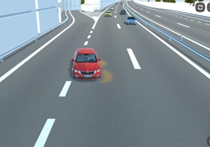 Připojovací pruh na dálnici Připojovací pruh na dálnici