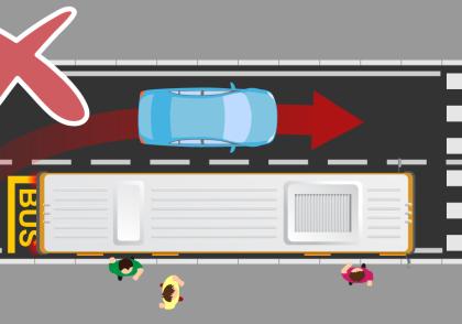 Chyby řidičů vs. autobusy a tramvaje v zastávce Chyby řidičů vs. autobusy a tramvaje v zastávce