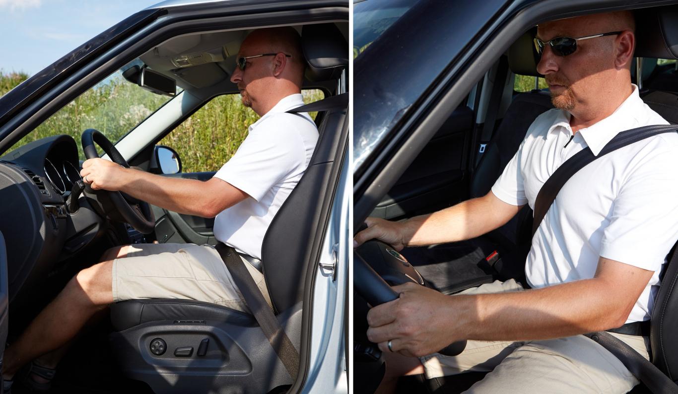 Vliv postavy na řízení - správné sezení Vliv postavy na řízení - správné sezení