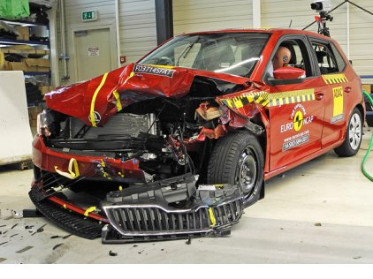 Fabia po EuroNCAP crash testu Fabia po EuroNCAP crash testu