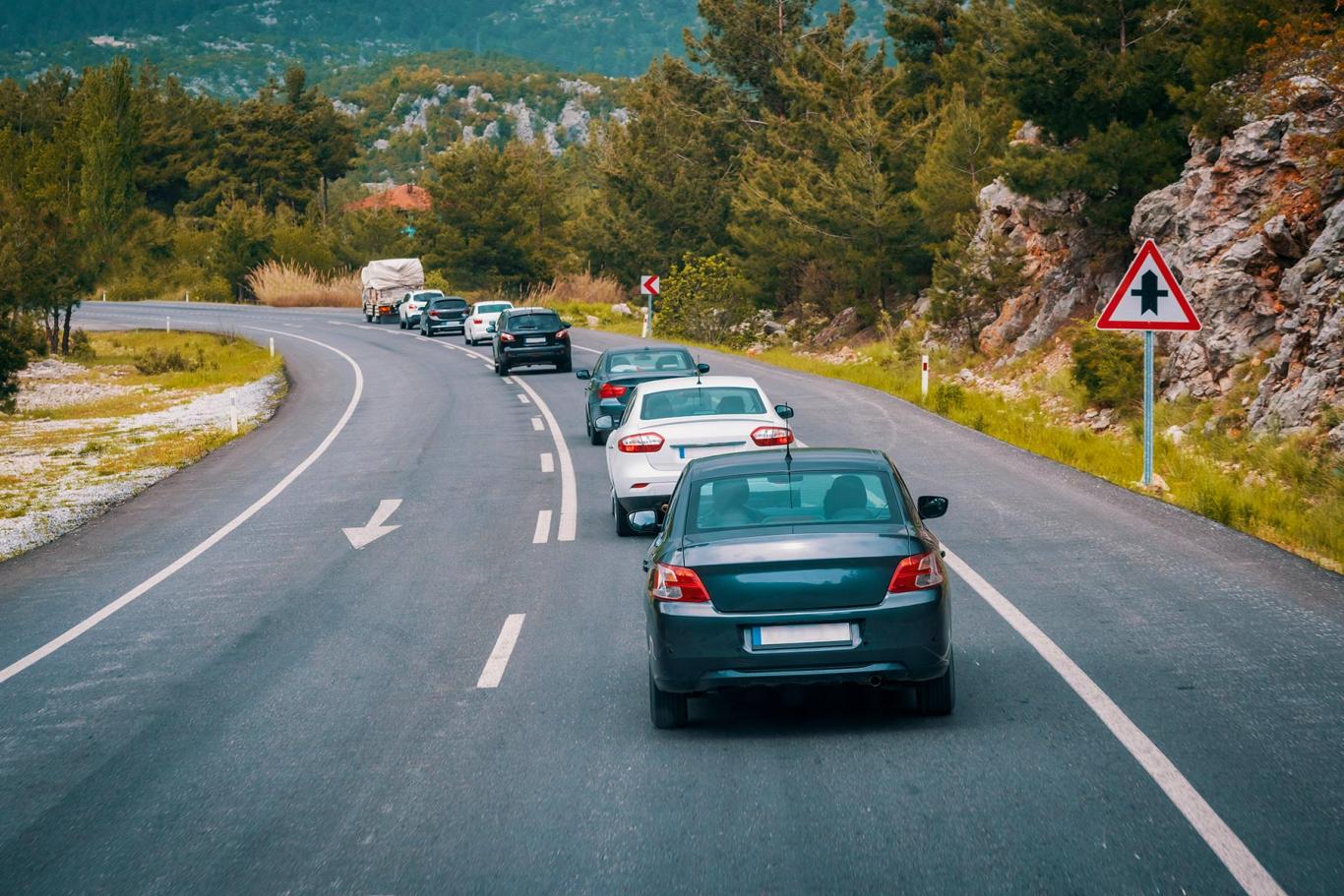 Pomalá jízda - kolona Pomalá jízda - kolona