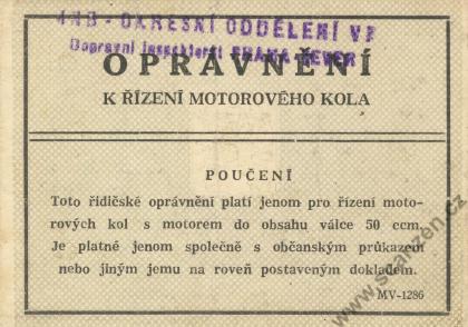 Historie řidičských zkoušek (autoškol a řidičských průkazů) Historie řidičských zkoušek (autoškol a řidičských průkazů)
