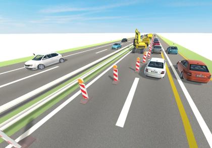 Jak správně a bezpečně jezdit v zúžení a co znamená Střídavá jízda? Jak správně a bezpečně jezdit v zúžení a co znamená Střídavá jízda?