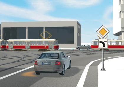 Křižovatky s tramvají Křižovatky s tramvají