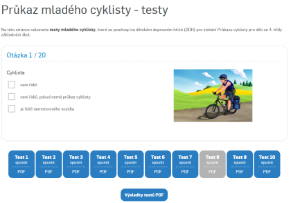 Průkaz mladého cyklisty Průkaz mladého cyklisty