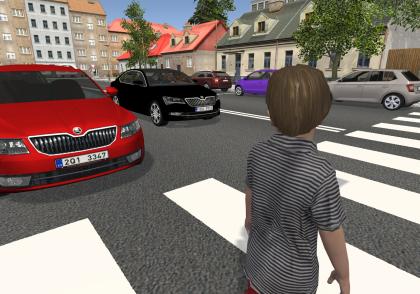 Virtuální přecházení Virtuální přecházení
