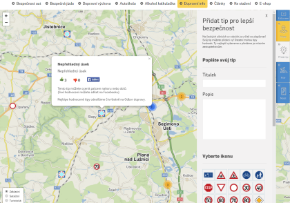 Pomozte nám zlepšit dopravní situaci ve vašem okolí Pomozte nám zlepšit dopravní situaci ve vašem okolí
