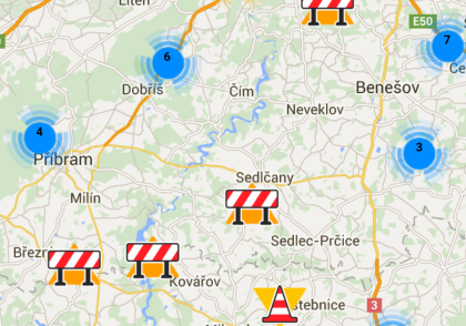 Dopravní info v mobilu Dopravní info v mobilu