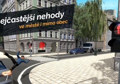 Jaké jsou nejčastější nehody v obci, mimo obec a na dálnici? Jaké jsou nejčastější nehody v obci, mimo obec a na dálnici?