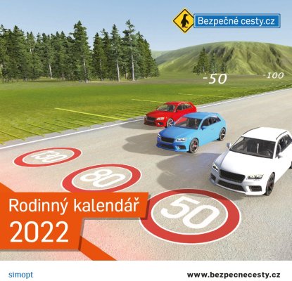 Rodinný kalendář pro rok 2022 - obálka -  Rodinný kalendář pro rok 2022 - obálka -
