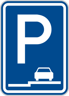 Parkoviště (stání na chodníku podélné)