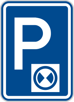 Parkoviště s parkovacím kotoučem