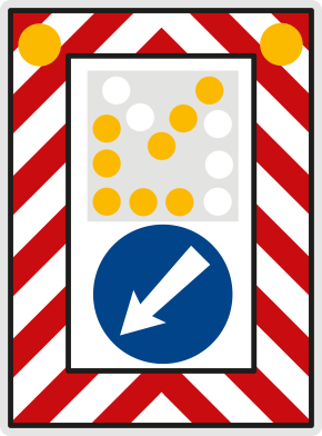 Pojízdná uzavírková tabule