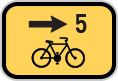 Směrová tabulka pro cyklisty
