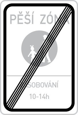 Konec pěší zóny