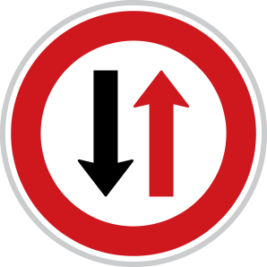 Přednost protijedoucích vozidel