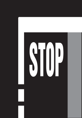 Příčná čára souvislá s nápisem STOP