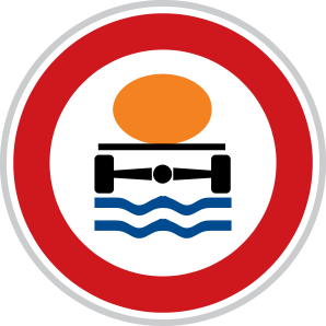 Zákaz vjezdu vozidel přepravujících náklad, který může způsobit ohrožení životního prostředí